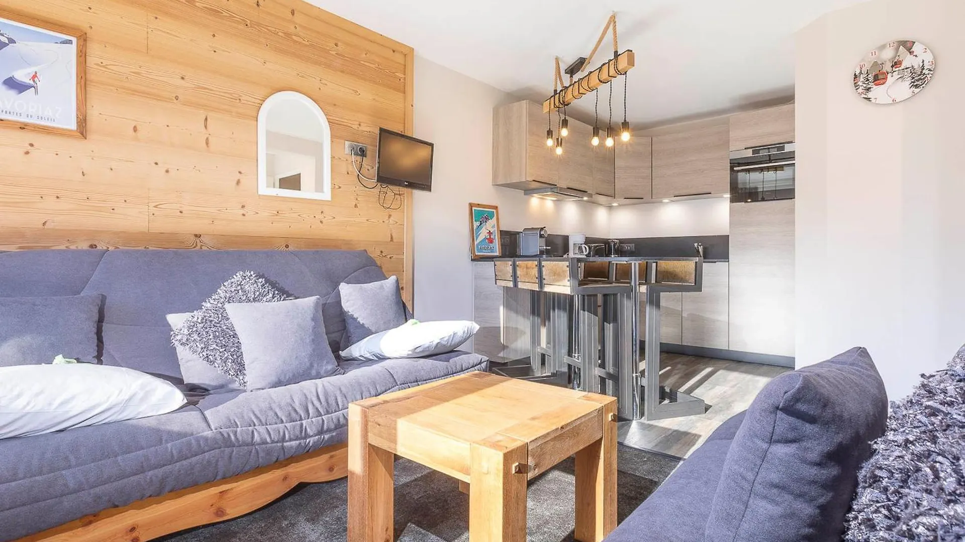 公寓 Appartement Renove 6 Pers, Charmant Et Lumineux, Proche Pistes Et Centre, Avec Balcon Sud - Fr-1-314-148 莫尔济讷